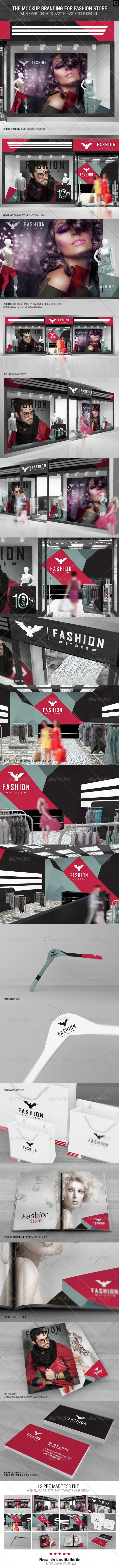 The Mockup Branding for Fashion Store The Mockup Branding for Fashion Store