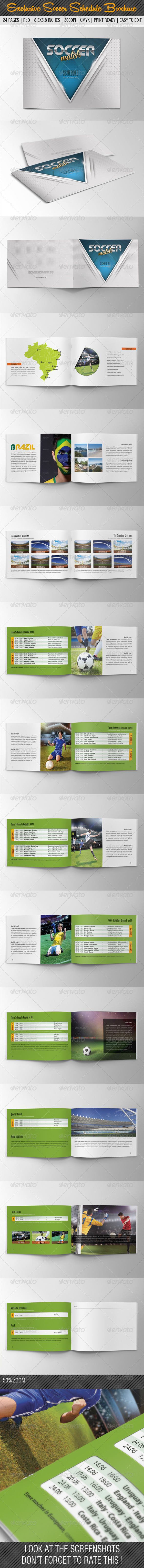 Exclusive Soccer Match Schedule 2014 Brochure Exclusive Soccer Match Schedule 2014 Brochure