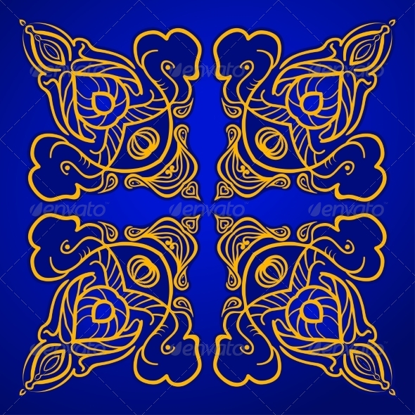 Square Decorative Design Element Square Decorative Design Element