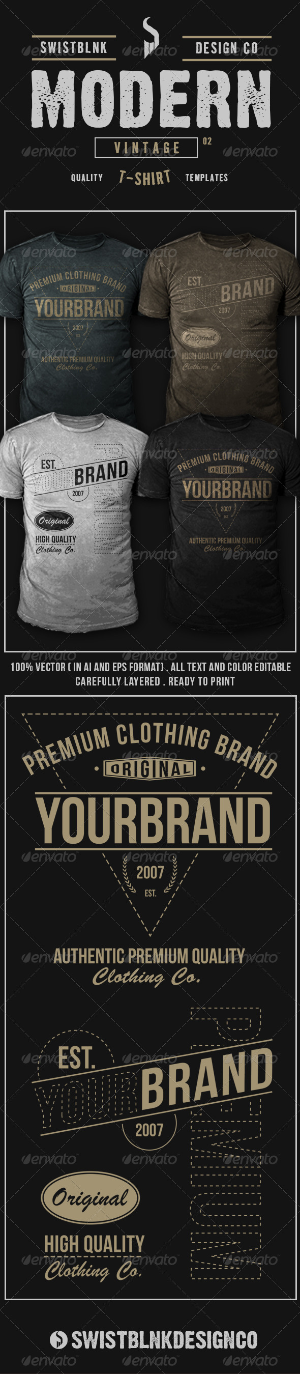 Modern Vintage T-Shirt 02 Modern Vintage T-Shirt 02