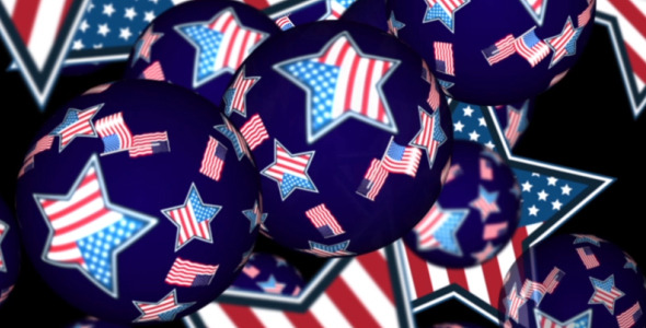American Flag Spheres American Flag Spheres
