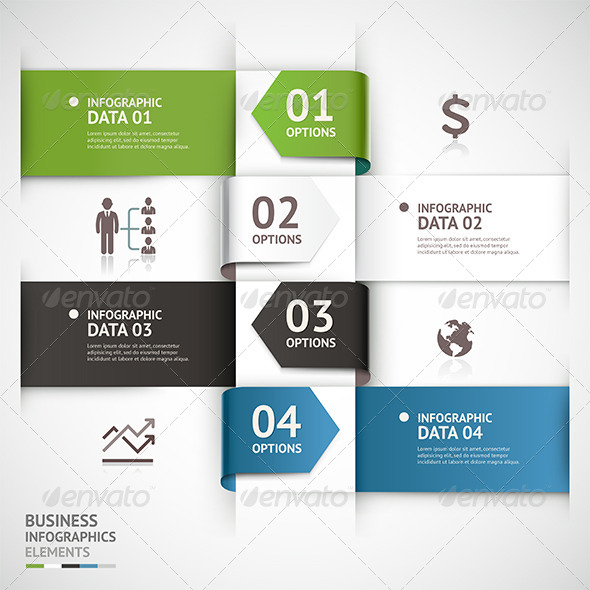 Abstract Business Infographic Arrow Template.