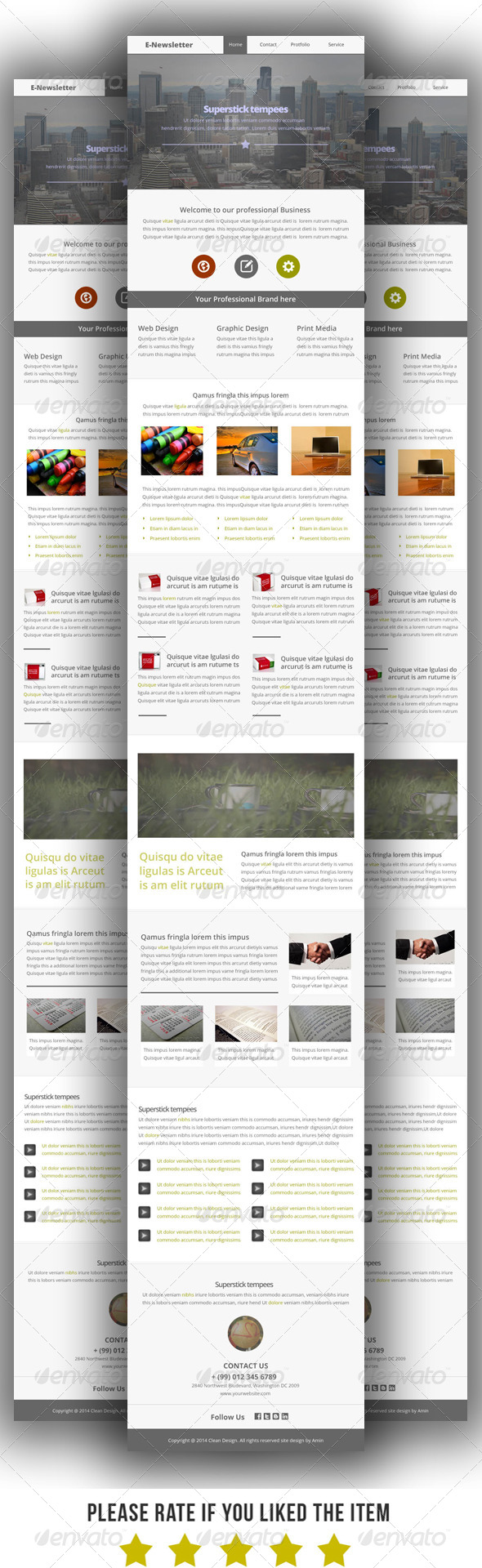 Multipurpose E-Newsletter Template V3 Multipurpose E-Newsletter Template V3