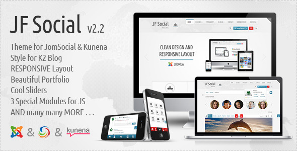 JF Social Joomla JomSocial Kunena Template JF Social Joomla JomSocial Kunena Template