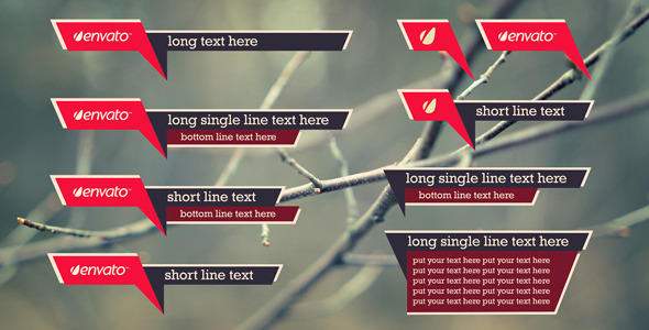Simple Angle Lower Thirds Pack Simple Angle Lower Thirds Pack