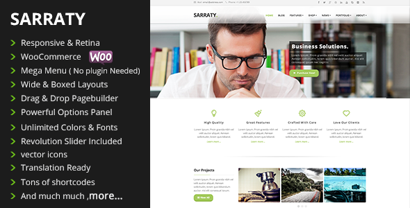 Sarraty Retina Responsive Multi-Purpose Theme Sarraty Retina Responsive Multi-Purpose Theme