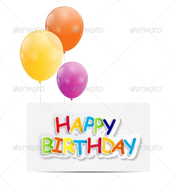 Happy Birthday Card Illustration Happy Birthday Card Illustration