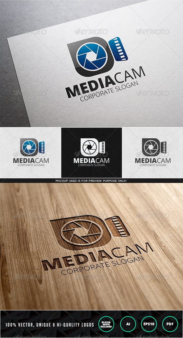 Media Cam Logo Template - Objects Logo Templates
