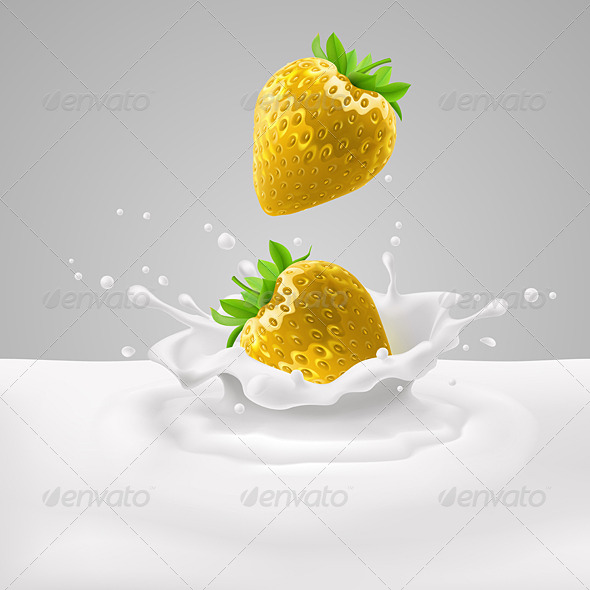 Strawberries with Milk Strawberries with Milk