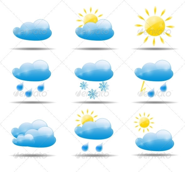 Weather Icons Set Weather Icons Set