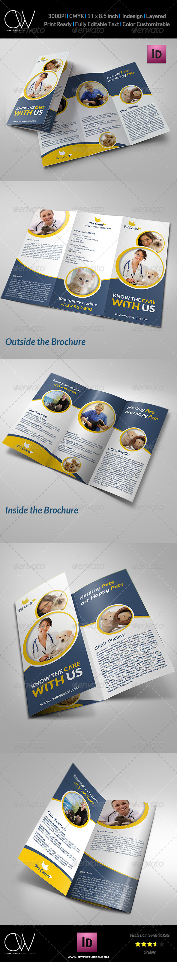 Veterinarian Clinic Brochure Template Vol.2 Veterinarian Clinic Brochure Template Vol.2