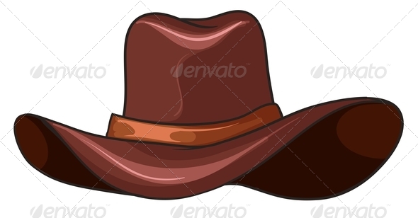 A brown coloured hat A brown coloured hat
