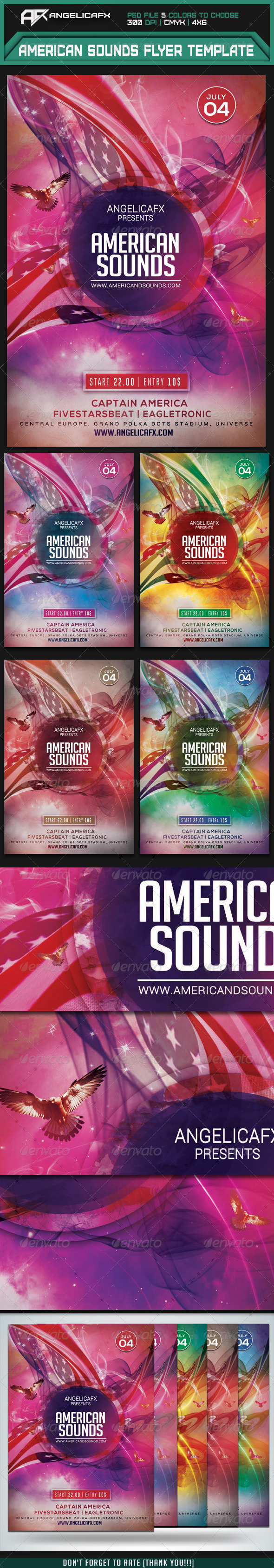 American Sounds Flyer Template American Sounds Flyer Template