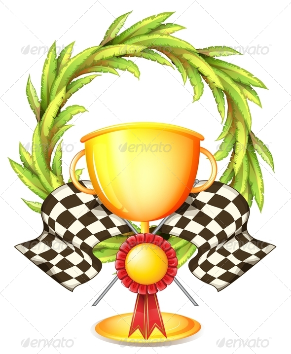 Trophy with Wreath Trophy with Wreath
