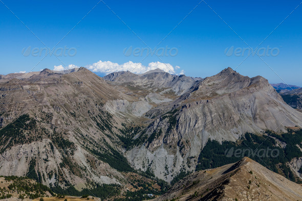Landscape in Alps - Stock Photo - Images