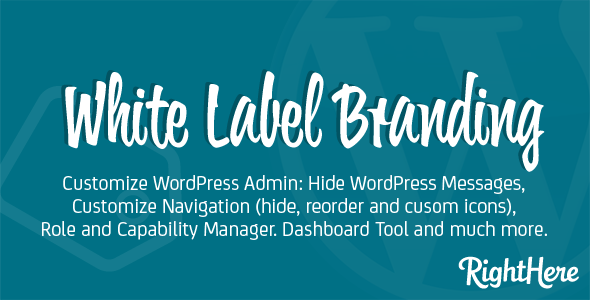 White Label Branding for WordPress White Label Branding for WordPress