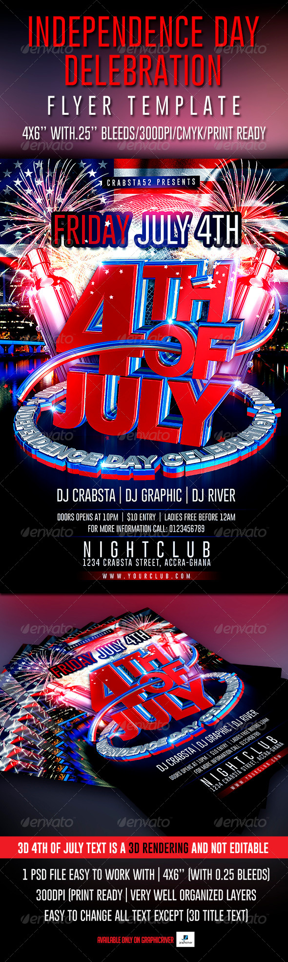 Independence Day Celebration Flyer Template Independence Day Celebration Flyer Template