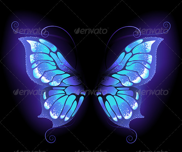 Glowing Butterfly Wings Glowing Butterfly Wings