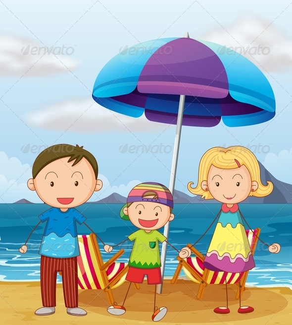 Family on the Beach Family on the Beach