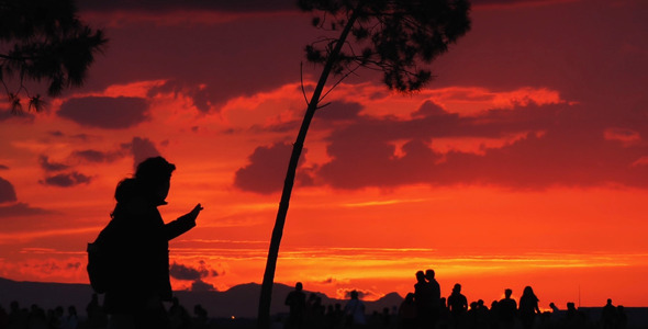 Sunset and People Silhouette 7 Sunset and People Silhouette 7