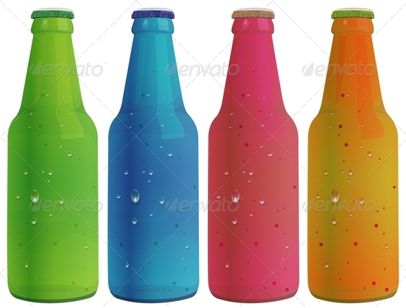 Four Colorful Bottles Four Colorful Bottles