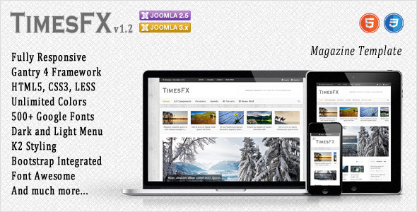 TimesFX Responsive Joomla Template TimesFX Responsive Joomla Template