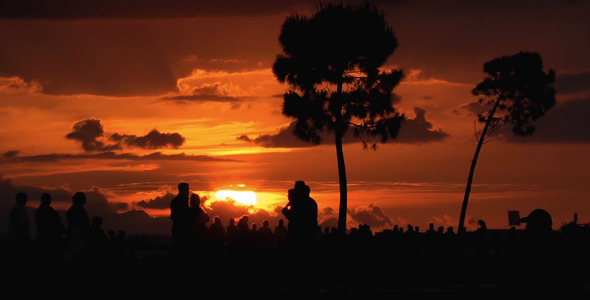 Sunset and People Silhouette 8 Sunset and People Silhouette 8
