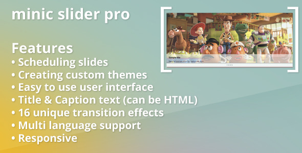 Minic Slider Pro for Prestashop Minic Slider Pro for Prestashop