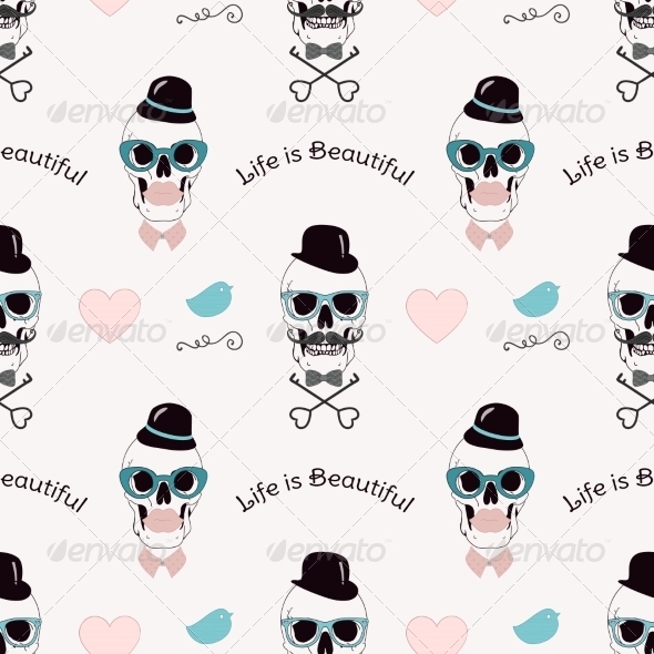 Life is Beautiful Funny Pattern Life is Beautiful Funny Pattern