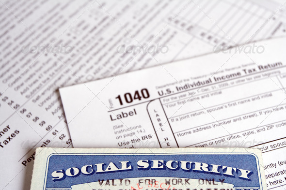 Social Security tax on form 1040