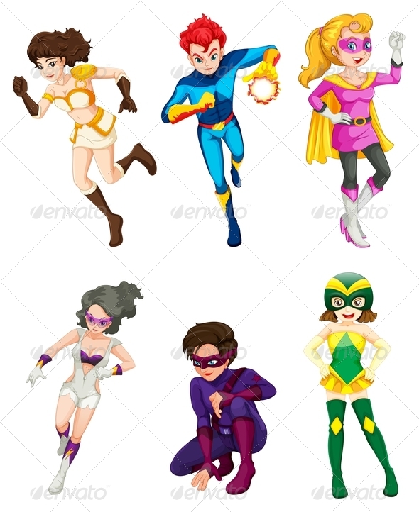 Superheroes Set