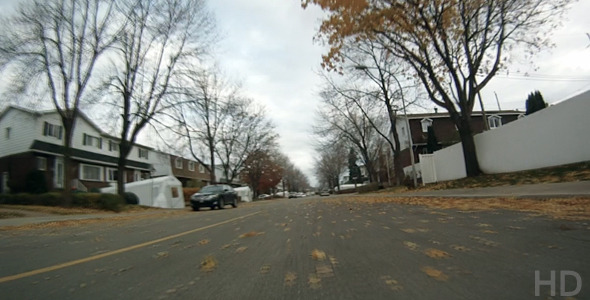 POV Driving Residential Streets In Autumn POV Driving Residential Streets In Autumn