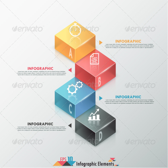 GraphicRiver Modern Infographic Options Banner With Blocks 7865133 GraphicRiver Modern Infographic Options Banner With Blocks 7865133