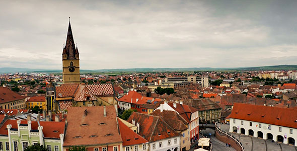 Medieval City View Medieval City View
