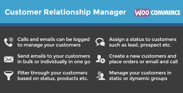 WooCommerce Customer Relationship Manager WooCommerce Customer Relationship Manager