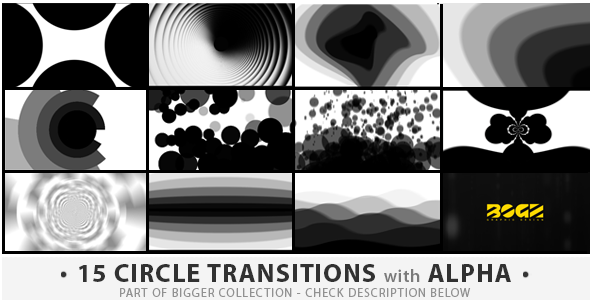 15 Circles Transitions Pack 15 Circles Transitions Pack
