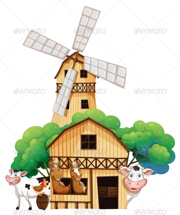 Barn with Animals Barn with Animals