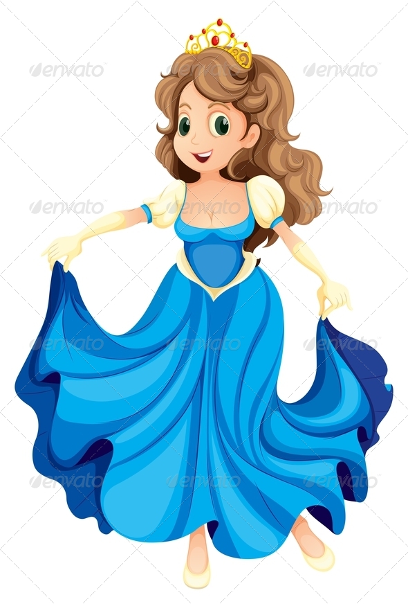 Happy young princess Happy young princess