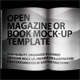Open Magazine or Book Template Open Magazine or Book Template - GraphicRiver Item for Sale