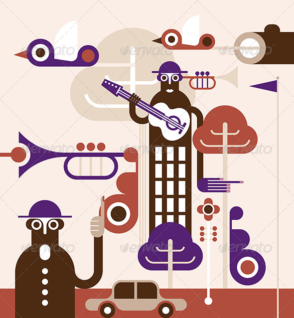 Abstract World Vector Illustration Abstract World Vector Illustration