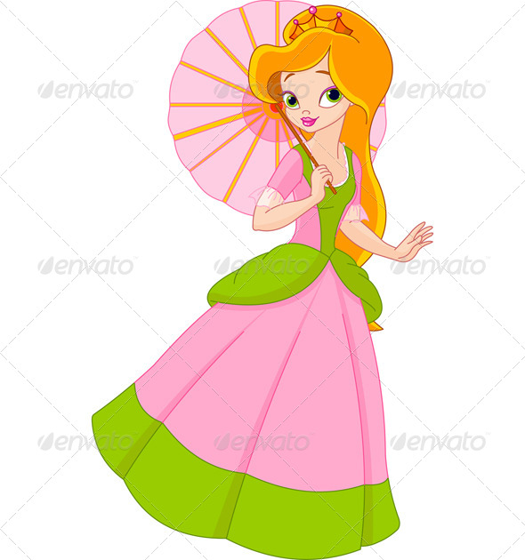 Beautiful Princess on a Summer Day Beautiful Princess on a Summer Day