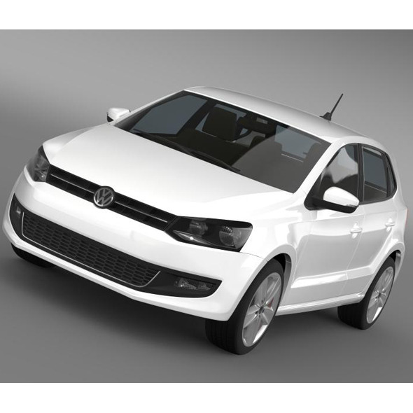 Volkswagen Polo 5d 2009-2013 - 3DOcean Item for Sale