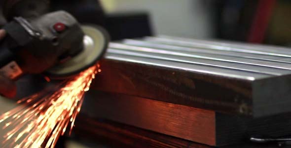 Lathe Factory Machine Working On Steel Lathe Factory Machine Working On Steel