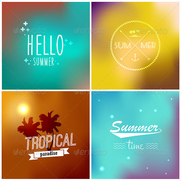 Blurry Summer Backgrounds Blurry Summer Backgrounds