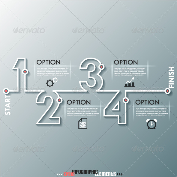 GraphicRiver Modern Infographic Process Template With Numbers 7888785 GraphicRiver Modern Infographic Process Template With Numbers 7888785