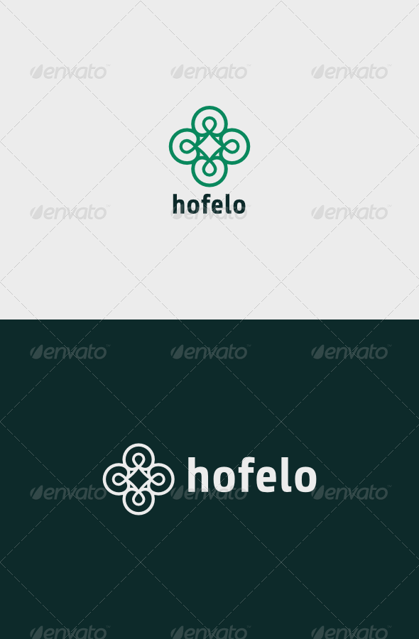 Hotel Hofelo Logo - Vector Abstract