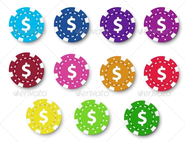 Poker chips collection Poker chips collection