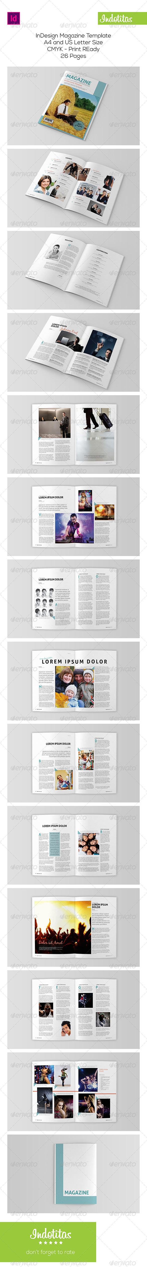 Indesign Magazine Template Indesign Magazine Template