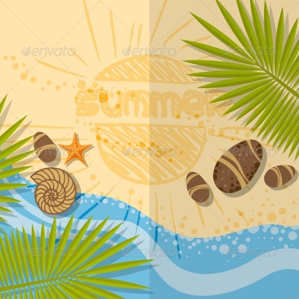 Summer Beach Background Summer Beach Background