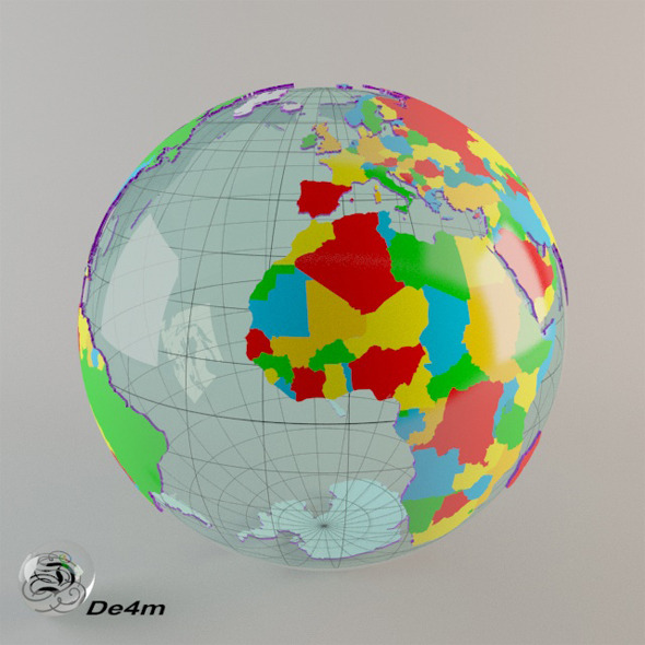 World Globe political World Globe political